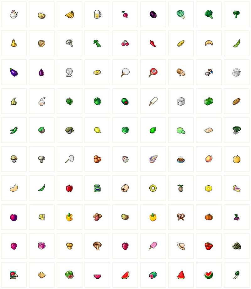 32x32的水果icon图标下载_点像素水果图标素材ico